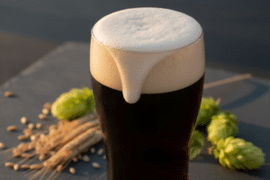 A pint of Guinness contains approximately 210 calories.