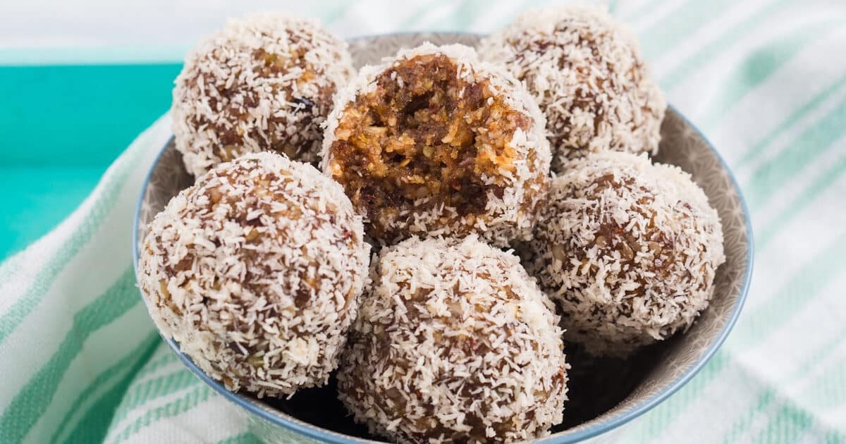 Healthy and Quick No-Cook Snack: Energy Balls Combine Three Magic Ingredients to Boost Your Energy